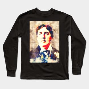 Oscar Wilde Pop Art Long Sleeve T-Shirt